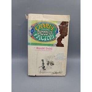 Charlie and The Chocolate Factory Early Printing 1964 Roald Dahl HC DJ READ